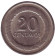 Монета 20 сентаво. 1967 год, Колумбия. Монета 20 сентаво. 1967 год, Колумбия.