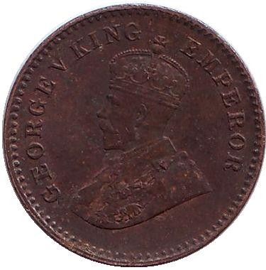 Монета 1/12 анны. 1912 год, Индия Британская.