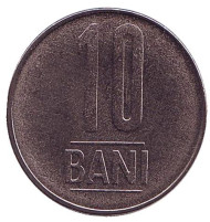 Монета 10 бани. 2014 год, Румыния. UNC. Монета 10 бани. 2014 год, Румыния. UNC.