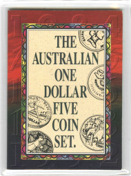 Набор монет 1 доллар. 1984 - 1992 гг., Австралия. Год мира. Олимпиада в Барселоне. Набор монет 1 доллар. 1984 - 1992 гг., Австралия. Год мира. Олимпиада в Барселоне.