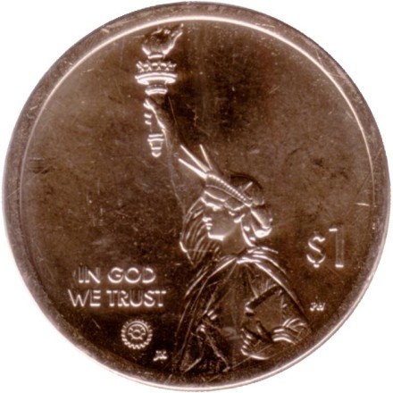 Монета 1 доллар. 2023 год (P), США. Первая трансплантация легких человеку. Серия "Американские инновации". Монета 1 доллар. 2023 год (P), США. Первая трансплантация легких человеку. Серия "Американские инновации".