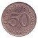 Монета 50 сентаво. 1980 год, Боливия. Монета 50 сентаво. 1980 год, Боливия.