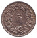 Монета 5 раппенов. 1897 год, Швейцария. Монета 5 раппенов. 1897 год, Швейцария.