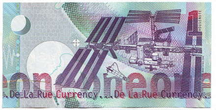 Исаак Ньютон. Рекламная (тестовая) банкнота. De La Rue, Великобритания. Тип 2.