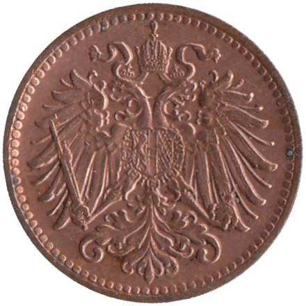 Монета 1 геллер. 1912 год, Австро-Венгерская империя. Австрийский тип. Монета 1 геллер. 1912 год, Австро-Венгерская империя. Австрийский тип.