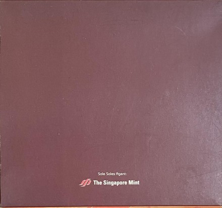 Монета 5 долларов. 1998 год, Сингапур. Благотворительная деятельность в Сингапуре.