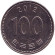 Монета 100 вон. 2012 год, Южная Корея. Монета 100 вон. 2012 год, Южная Корея.