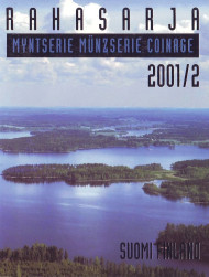 История финской марки. Набор монет Финляндии в буклете (5 шт., с жетоном), 2001 год, Финляндия. (Вар. II) История финской марки. Набор монет Финляндии в буклете (5 шт., с жетоном), 2001 год, Финляндия. (Вар. II)