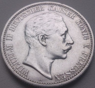 Монета 2 марки. 1904 год, Германская империя. Пруссия. Монета 2 марки. 1904 год, Германская империя. Пруссия.