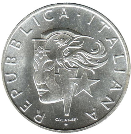 Монета 500 лир. 1988 год, Италия. XXIV летние Олимпийские Игры, Сеул 1988. Монета 500 лир. 1988 год, Италия. XXIV летние Олимпийские Игры, Сеул 1988.