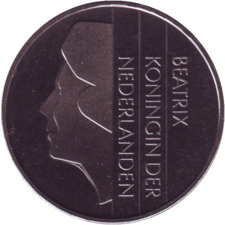 Монета 2,5 гульдена. 1994 год, Нидерланды. BU. Монета 2,5 гульдена. 1994 год, Нидерланды. BU.