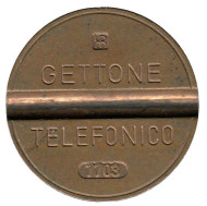 Телефонный жетон. 7703. Италия. 1977 год. (Отметка: IPM)