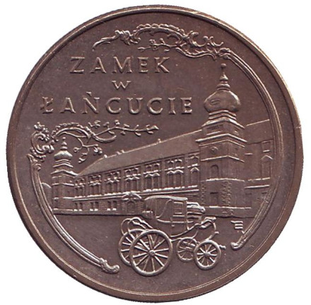 Монета 20,000 злотых. 1993 год, Польша. Замок в Ланцуте.