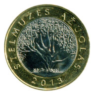 Монета 2 лита, 2013 год, Литва. Стелмужский дуб. Монета 2 лита, 2013 год, Литва. Стелмужский дуб.