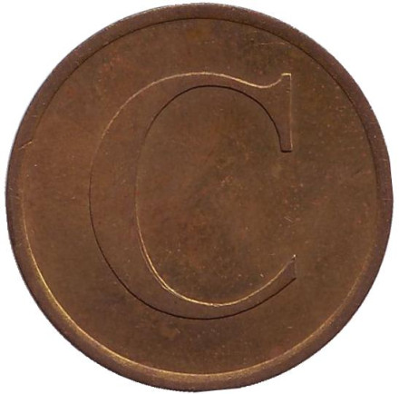 Телефонный жетон. 1990 год, Польша. (С). С отметкой монетного двора. Диаметр 25 мм.