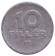 Монета 10 филлеров. 1961 год, Венгрия.