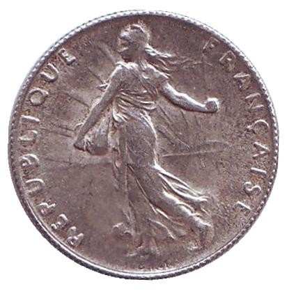 Монета 50 сантимов. 1916 год, Франция. Монета 50 сантимов. 1916 год, Франция.