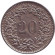 Монета 20 раппенов. 1971 год, Швейцария.