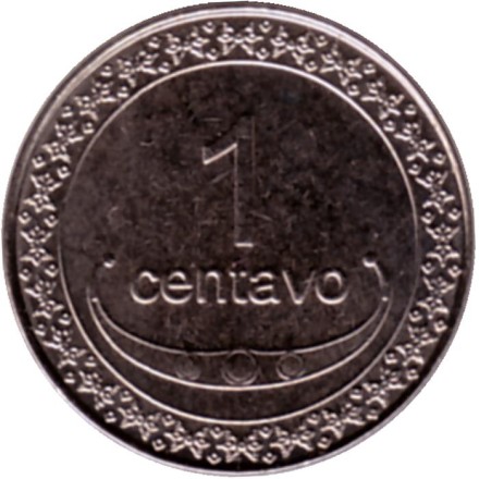 Монета 1 сентаво. 2004 год, Восточный Тимор. Монета 1 сентаво. 2004 год, Восточный Тимор.