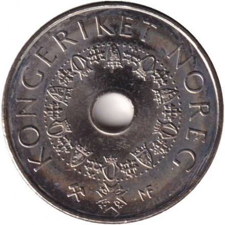 Монета 5 крон. 2006 год, Норвегия. Монета 5 крон. 2006 год, Норвегия.