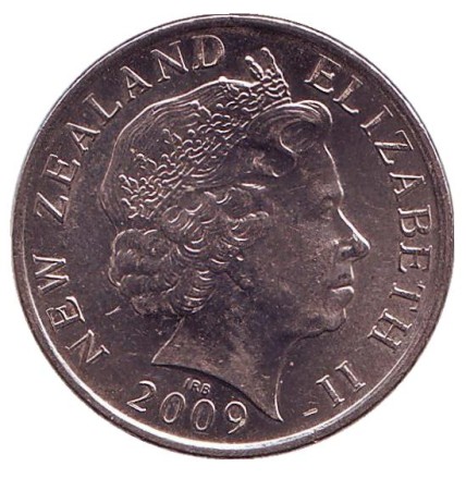 Монета 50 центов. 2009 год, Новая Зеландия. Парусник "Endeavour". Монета 50 центов. 2009 год, Новая Зеландия. Парусник "Endeavour".