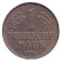 Монета 1 марка. 1962 год (G), ФРГ. Монета 1 марка. 1962 год (G), ФРГ.
