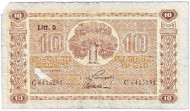 Бона 10 марок. 1939 год, Финляндия.  Бона 10 марок. 1939 год, Финляндия.