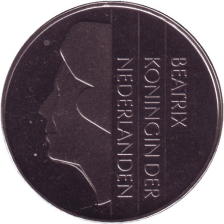 Монета 2,5 гульдена. 1995 год, Нидерланды. BU. Монета 2,5 гульдена. 1995 год, Нидерланды. BU.