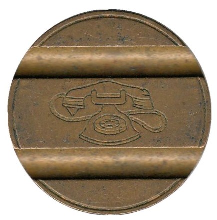 Телефонный жетон. 7705. Италия. 1977 год. (Отметка: ESM) Телефонный жетон. 7705. Италия. 1977 год. (Отметка: ESM)