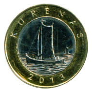Монета 2 лита, 2013 год, Литва. Куренас. Монета 2 лита, 2013 год, Литва. Куренас.