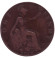 Монета 1 пенни. 1912 год, Великобритания. (Отметка: "H")