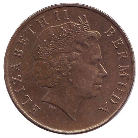 Монета 1 доллар. 2009 год, Бермудские острова. Парусник. Монета 1 доллар. 2009 год, Бермудские острова. Парусник.