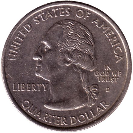 Монета 25 центов (D). 2008 год, США. Аризона. Штат № 48. Монета 25 центов (D). 2008 год, США. Аризона. Штат № 48.
