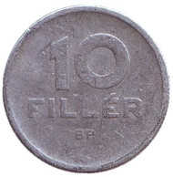Монета 10 филлеров. 1963 год, Венгрия. Монета 10 филлеров. 1963 год, Венгрия.