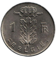 Монета 1 франк. 1971 год, Бельгия. (Belgie) Монета 1 франк. 1971 год, Бельгия. (Belgie)