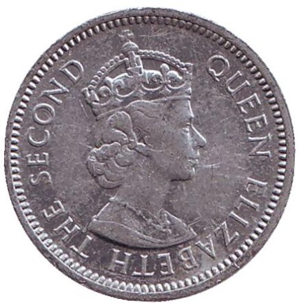 Монета 5 центов. 1976 год, Белиз. Монета 5 центов. 1976 год, Белиз.