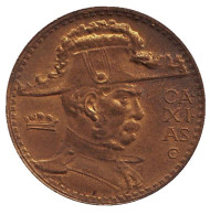 Монета 2000 рейсов. 1937 год, Бразилия. Герцог Кашиас. Рубчатый гурт. Монета 2000 рейсов. 1937 год, Бразилия. Герцог Кашиас. Рубчатый гурт.