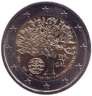 Монета 2 евро. 2007 год, Португалия. Председательство в ЕС. Монета 2 евро. 2007 год, Португалия. Председательство в ЕС.