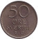 Монета 50 эре. 1972 год, Швеция.