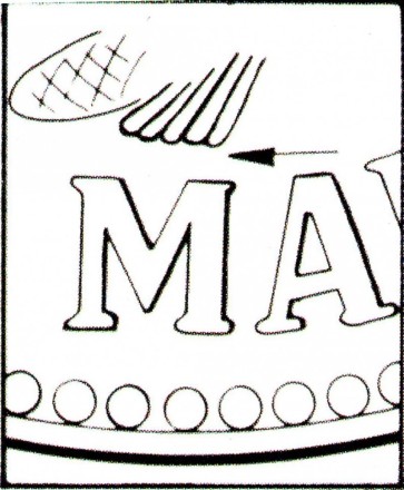 Монета 5 марок. 1950 год, Финляндия. ("H" - приподнята, иголки ровные)