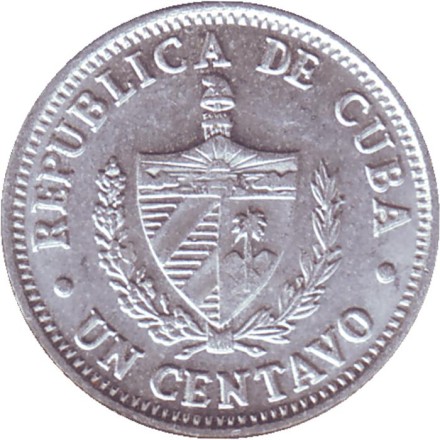 Монета 1 сентаво. 2006 год, Куба. Монета 1 сентаво. 2006 год, Куба.