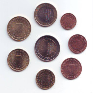 Набор монет евро (8 шт). 2007 год, Нидерланды.