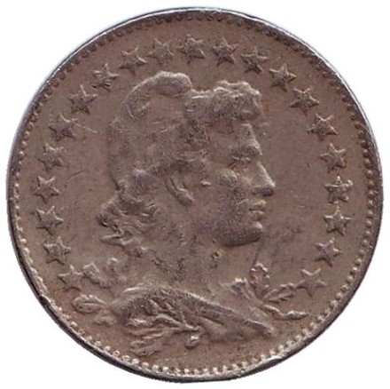 Монета 100 рейсов. 1931 год, Бразилия. Монета 100 рейсов. 1931 год, Бразилия.