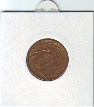 Монета 10 рублей. 2010 год, Россия. Брак. Поворот.