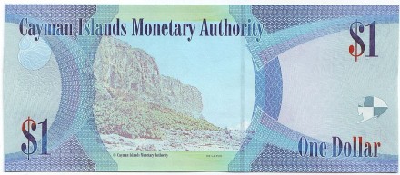 Банкнота 1 доллар. 2015 год, Каймановы острова. (D/5) Банкнота 1 доллар. 2015 год, Каймановы острова. (D/5)