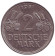 Монета 2 марки. 1951 год (D), ФРГ. Монета 2 марки. 1951 год (D), ФРГ.