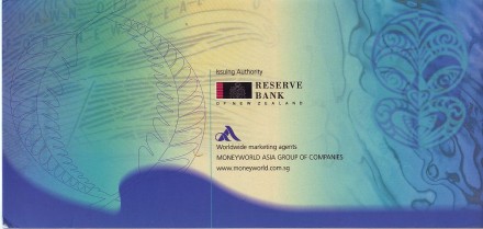 Банкнота 10 долларов. 2000 год, Новая Зеландия. Миллениум. Банкнота 10 долларов. 2000 год, Новая Зеландия. Миллениум.