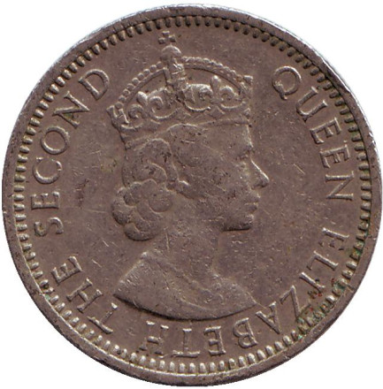 Монета 10 центов. 1961 год (KN), Малайя и Британское Борнео. Монета 10 центов. 1961 год (KN), Малайя и Британское Борнео.