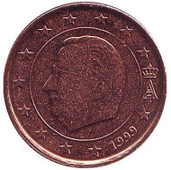 Монета 1 цент. 1999 год, Бельгия. Монета 1 цент. 1999 год, Бельгия.