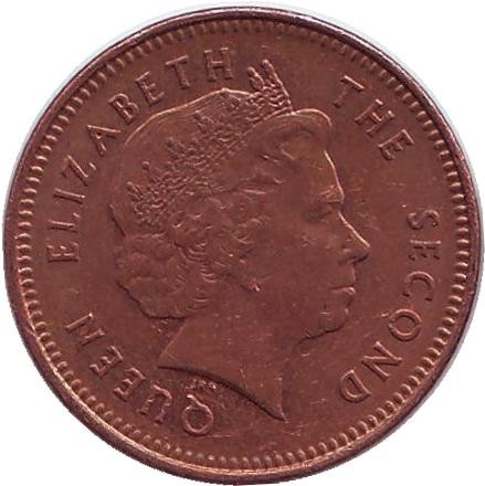 Монета 1 пенни. 2004 год, Фолклендские острова. Субантарктические пингвины. Монета 1 пенни. 2004 год, Фолклендские острова. Субантарктические пингвины.